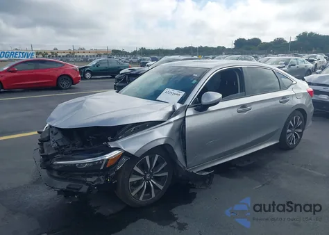 2023 Honda Civic Ex /Ex W/O Bsi из США, поврежденный, VIN 2HGFE1F79PH303727